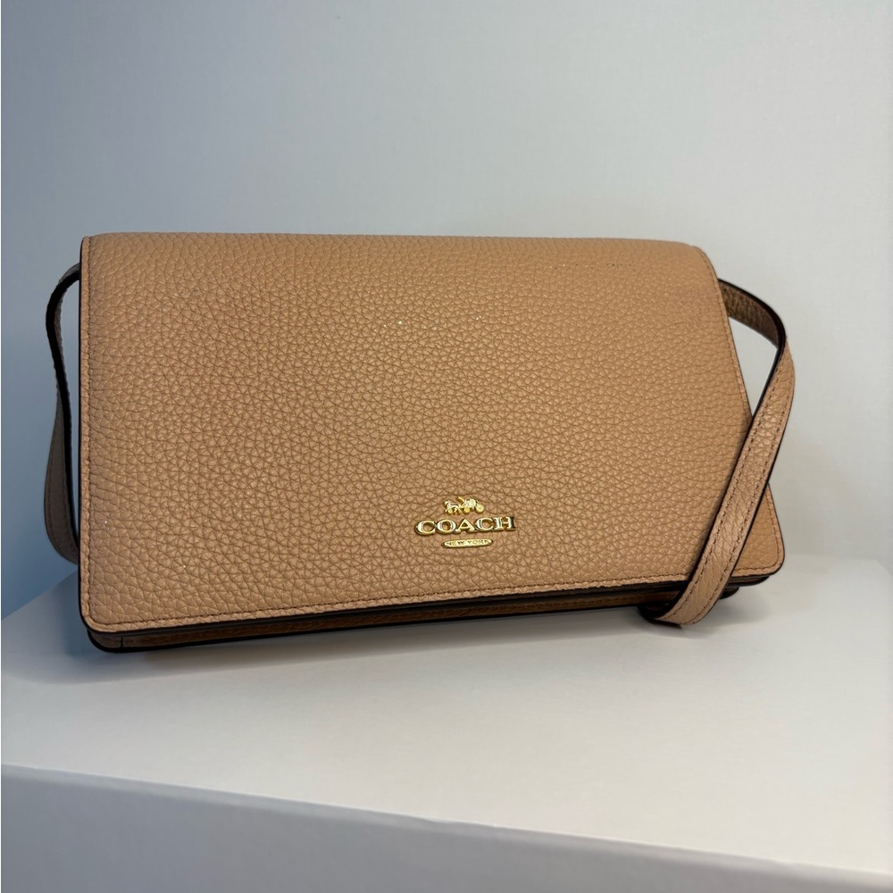 Coach Warm Beige Crossbody Purse